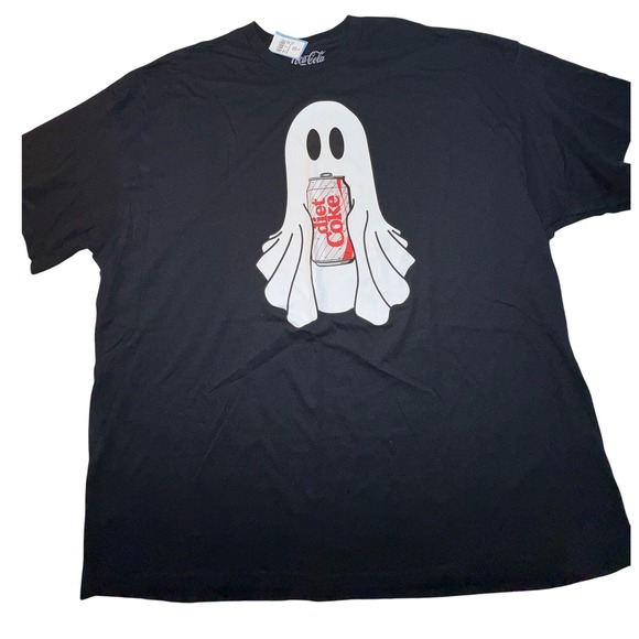 Coca Cola Other - Coca-Cola Diet Coke Ghost Halloween Graphic T-Shirt Mens 3X Black Mad Engine